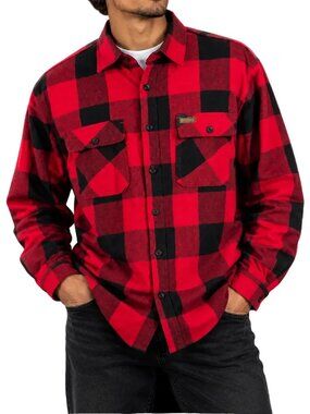 Smith's Workwear Men's L NWT Buffalo Plaid Flannel Shirt Jacket